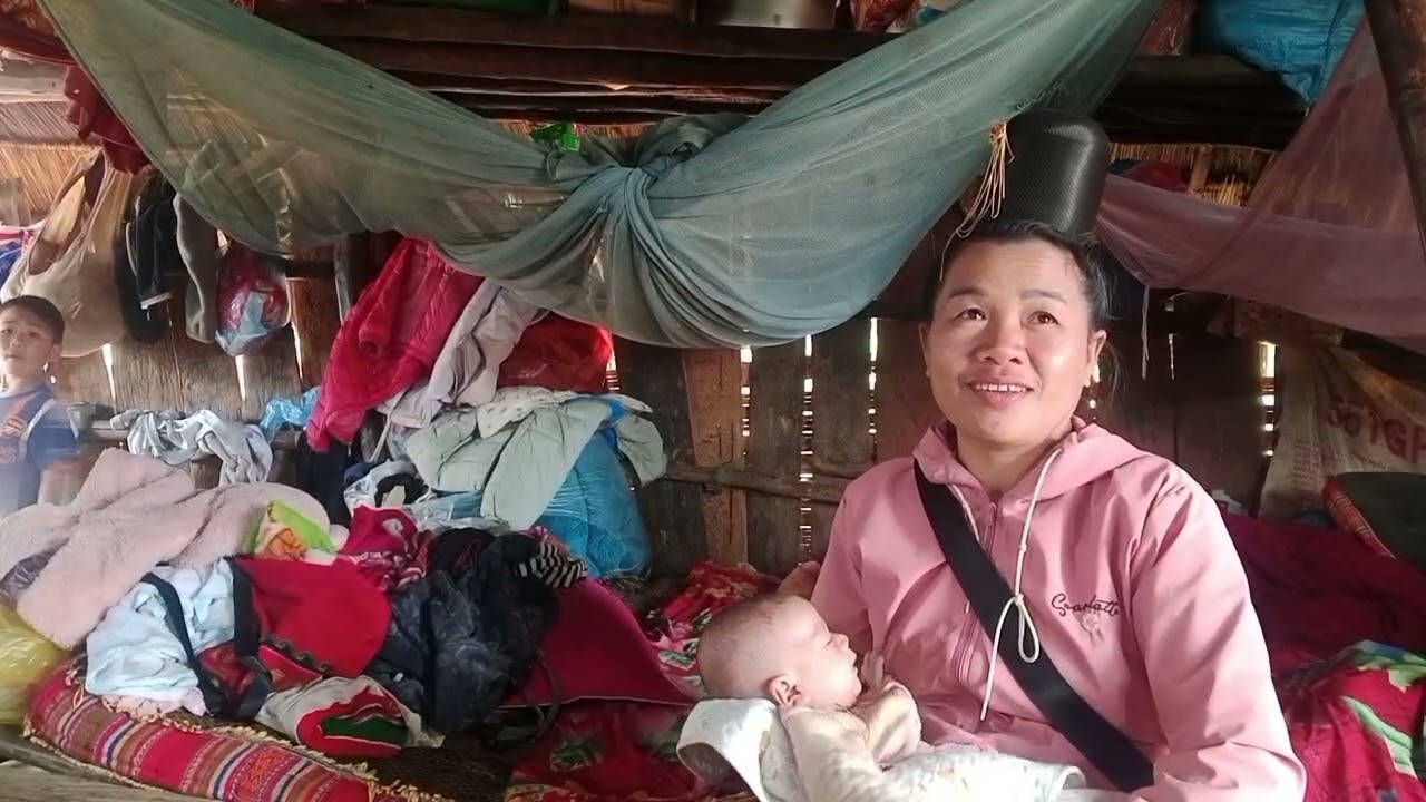 Lên thăm chị thương tại bản xẻ xã năm Tỵ pi nong tỏn đé Ủng hộ chị nhé 