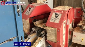 Máy Phay Mộng Dương 2 Đầu | Máy Mộng Oval Dương Cấp Phôi Tự Động | Quốc Duy