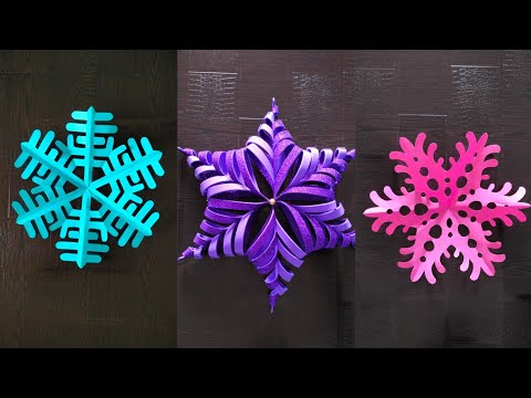 CHRISTMAS special snowflakes ! *Best Tutorial Video*