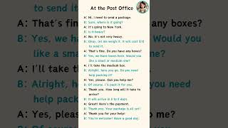 At the Post Office | English Conversation English Dialogue for Beginners #englishdialogue