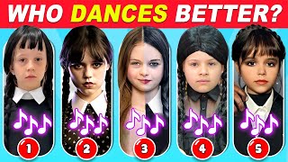 Who Dances Better? Wednesday Dance Edition Salish Matter Diana Like Nastya Diana Jenna Ortega