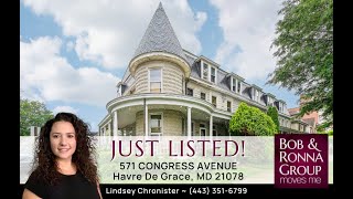 Just Listed! 571 Congress Avenue, Havre De Grace, MD 21078