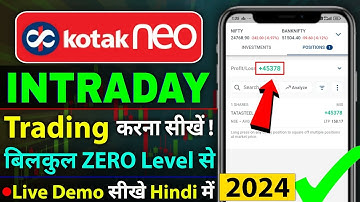 Kotak Neo Me Intraday Trading Kaise Kare ? Stocks Intraday Trading In Kotak Neo |