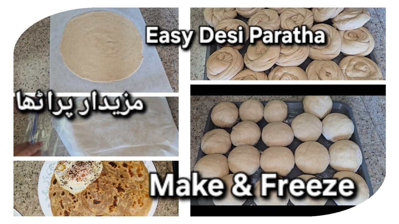Easy Paratha Recipe | Make & Freeze | Ramadan Preparation 