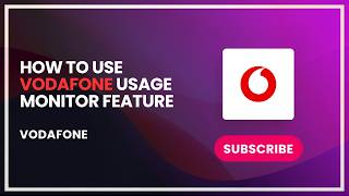How to Use Vodafone Usage Monitor Feature screenshot 1