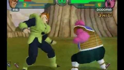 Dodoria VS Android 16 Dragonball Z Budokai!