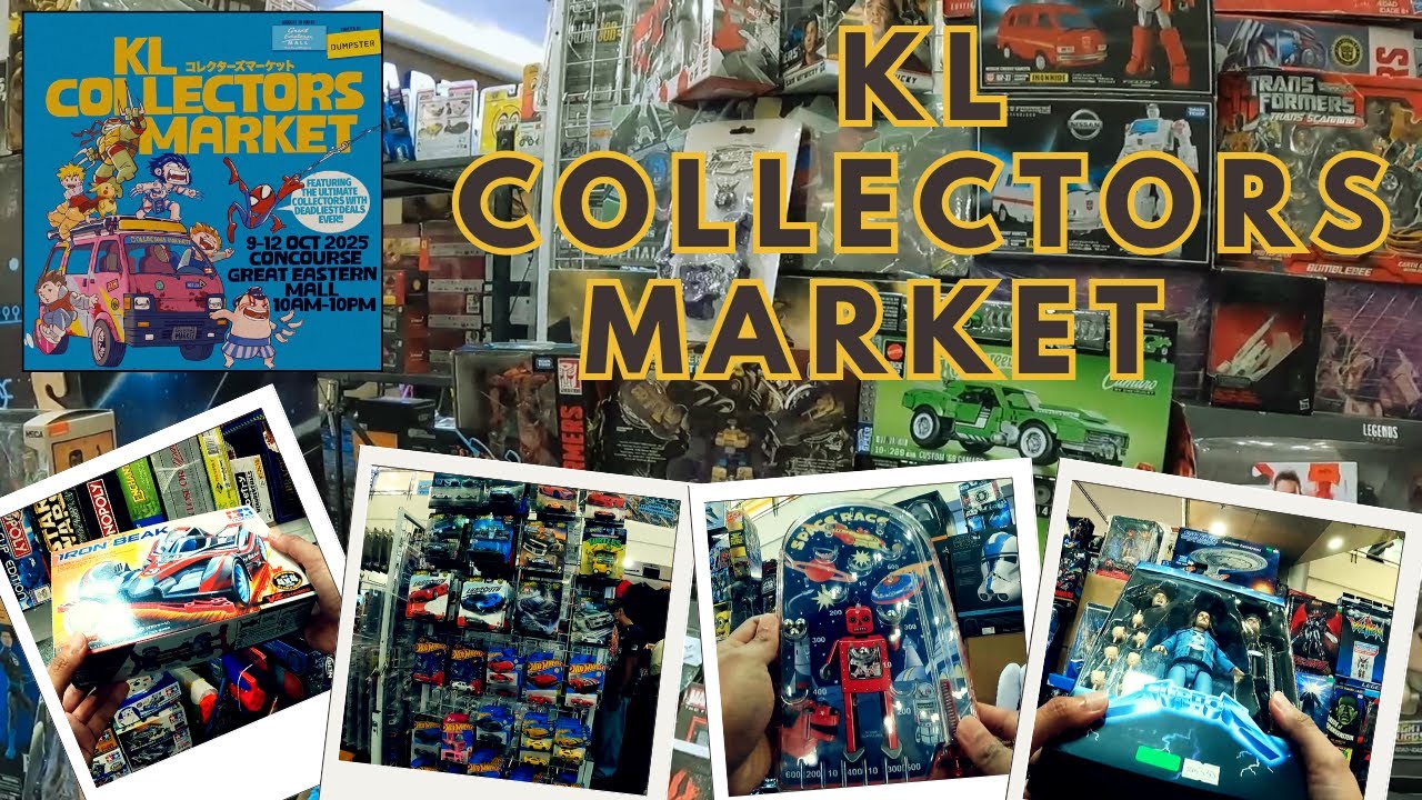 Redah KL Collectors Market di Concourse Great Eastern Mall l Barang rare, toys & vintage disini!!!!