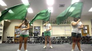 mandarin high color guard warm up routine