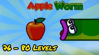 Apple Worm - First 76 - 80  Complete Guide & Gameplay #games #puzzlegame #disney #mobilegaming
