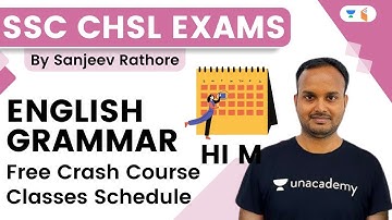 SSC CHSL | English Grammar | Free Crash Course Classes