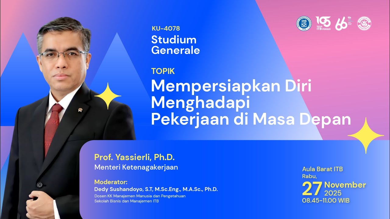 SG KU-4078 : Prof. Yassierli, Ph.D.