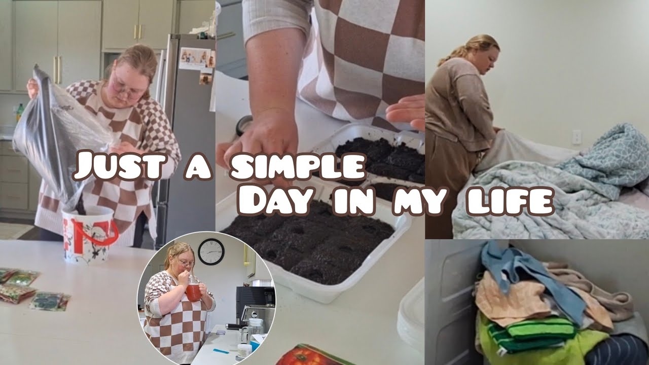 Ein einfacher Tag in meinem Leben || Wäsche-Gartenarbeit🪴