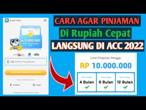 Cara Pinjam Uang Di Rupiah Cepat 2022