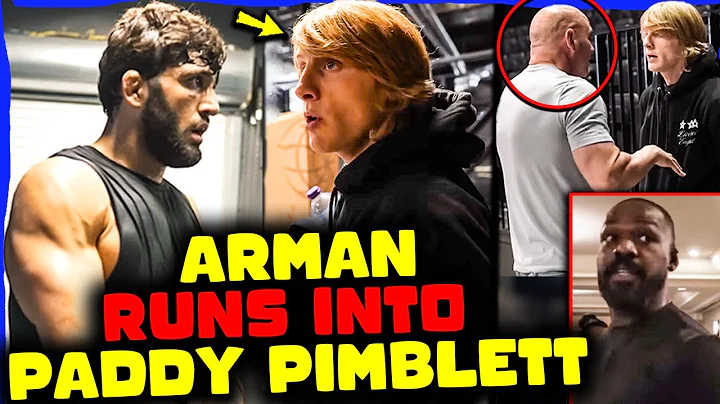 BREAKING! Arman Tsarukyan Gets Into ALTERCATION with Paddy Pimblett at UFC Fighter Hotel, Jon Jones!