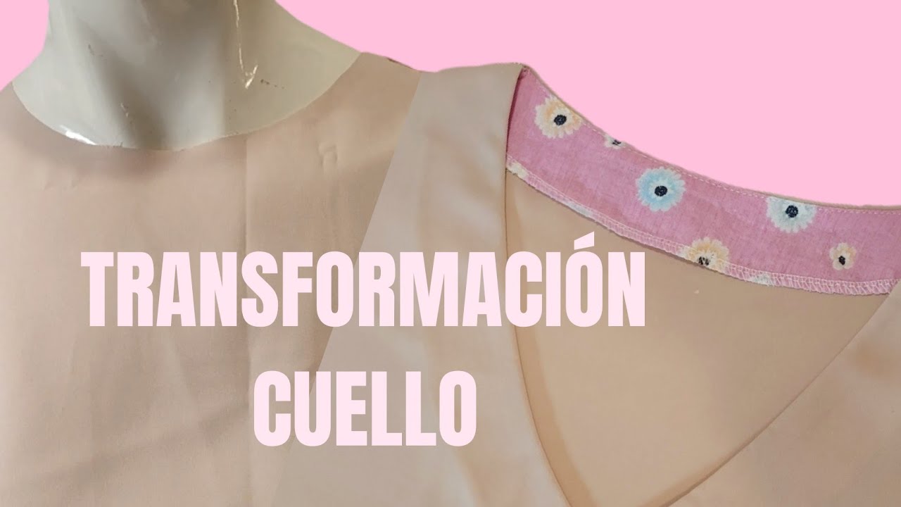 TRANFORMACION DE CUELLO #costura #costurafacilymas #sewing