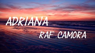 ADRIANA - RAF Camora (Lyrics)