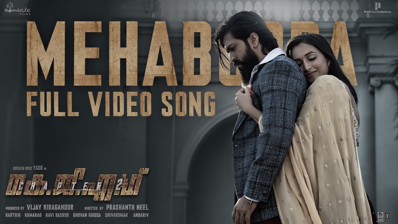 Full Video: Mehabooba (Malayalam) – KGF Chapter 2 | RockingStar Yash | Prashanth Neel | Ravi Basrur