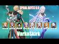 C0 Varka & C0 Skirk | Spiral Abyss 6.6 | Genshin Impact