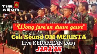 Download Lagu Cek Sound MERISTA Live KEDAMEAN (jara'an) 2019 MP3
