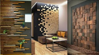 100 فكرة خشبية لتزيين الجدران لتصميم الجدران الداخلية في غرفة المعيشة 2023