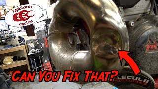 2 Stroke Pipe Repair | How Do You Fix A 2 Stroke Pipe? | Highland Cycles