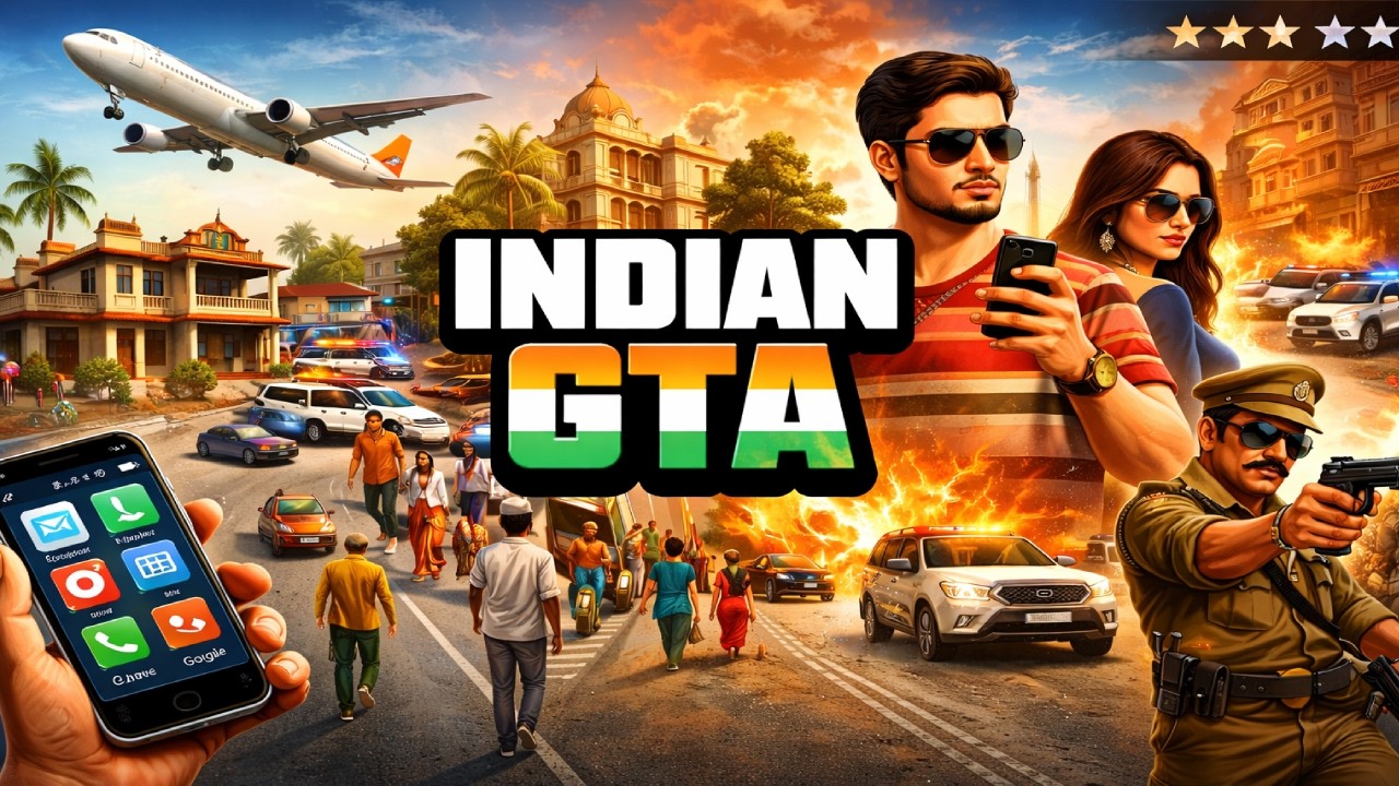 Indian GTA Open World Game | GTA Style Mobile Game Devlog