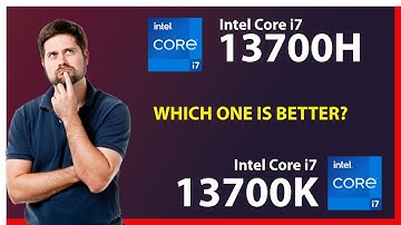 INTEL Core i7 13700H vs INTEL Core i7 13700K Technical Comparison