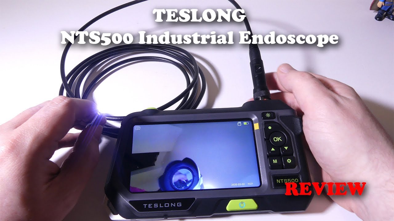 Teslong TD500 Articulating Endoscope Inspection Camera with 5-Inch