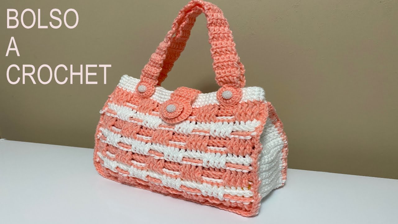 PASO A PASO PARA TEJER BOLSO DE MANO A CROCHET