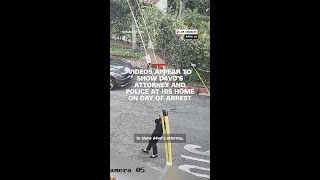 Videos appear to show d4vd's attorney and police at his home on day of arrest