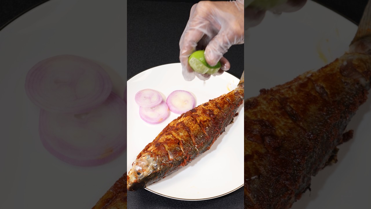 Milk fish fry 🐟 ASMR 