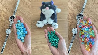 Satisfying Reverse Video ASMR | Beads, Candy, Stones Oddly satisfying drop💥Satisfying ASMR sounds screenshot 3