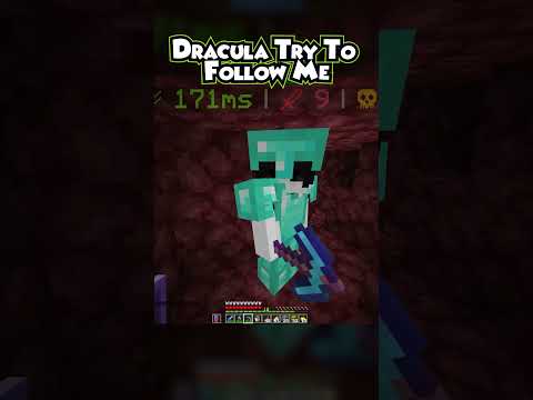 Minecraft But Dracula Followed Me. || #minecraftfunny #minecraftmemes #minecraftshorts