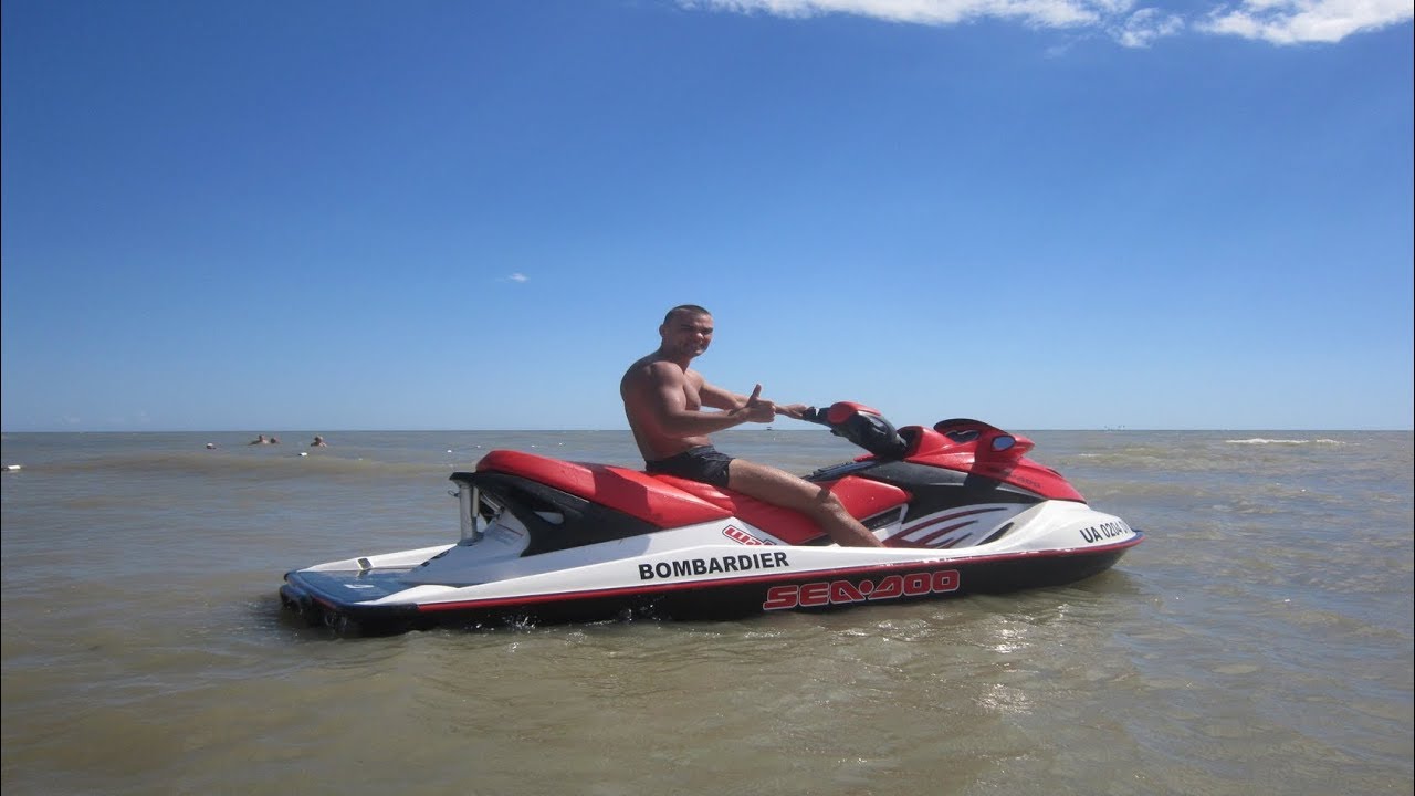 ⁣Кирилловка! Первый раз сел за водный мотоцикл! Экстремальное катание (ORIGINAL VIDEO)