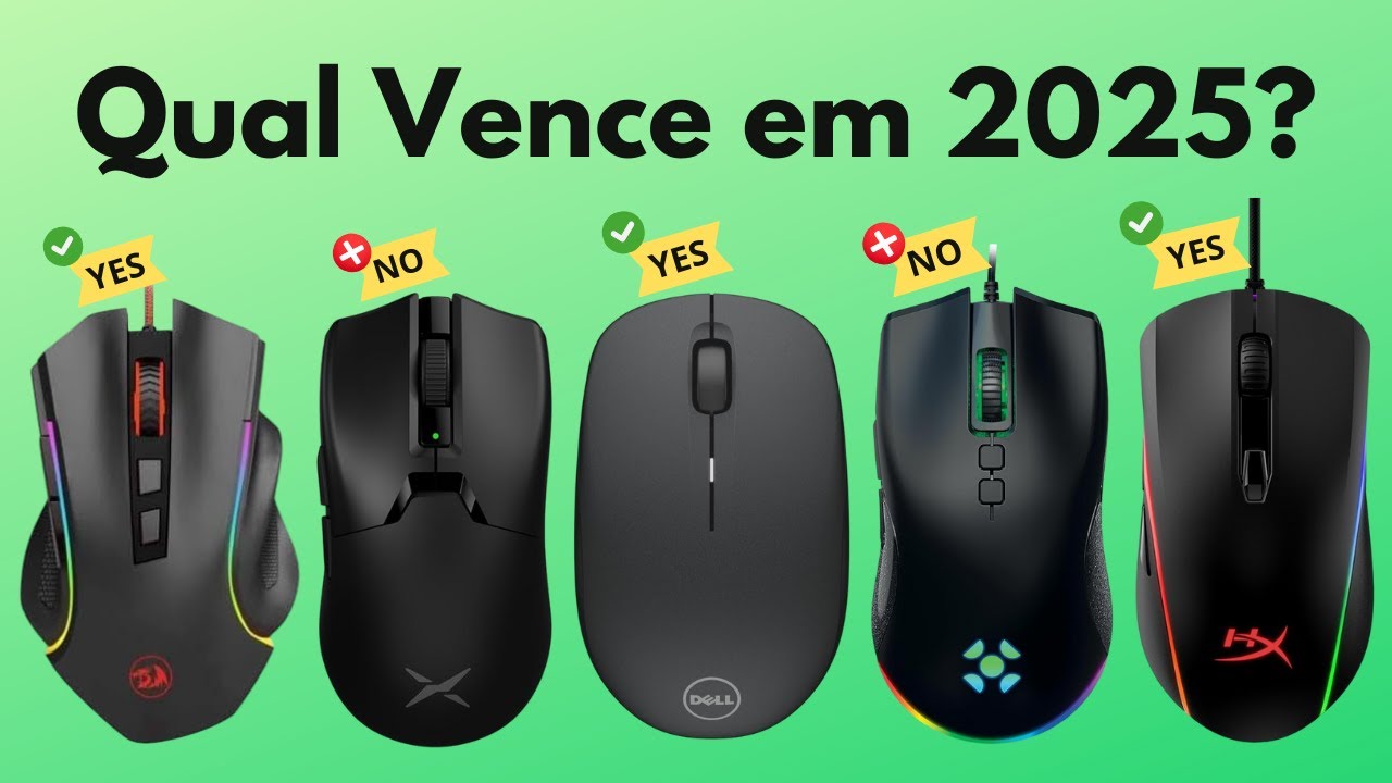5 Melhores Mouses Gamer Baratos e Bons de [2025] - YouTube