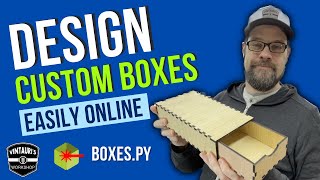 Create custom boxes easily for your laser - Using Boxes.PY