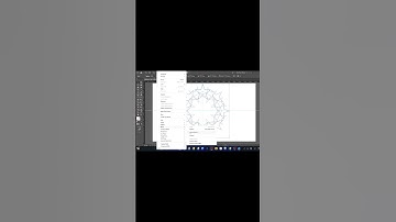 Create the Spirograph Effect in Illustrator #shorts