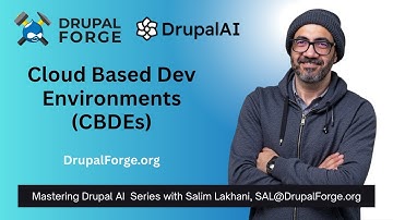 Mastering Drupal AI: Use Cloud Based Dev Environments (CDBEs) on DrupalForge.org for learning AI