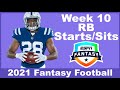 Week 10 RB Starts/Sits | 2021 Fantasy Football