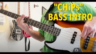 Video thumbnail of "CHiPs tv theme song bass intro"