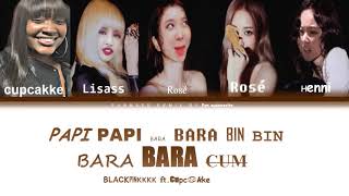 BLACPINK - 'PAPI PAPI BARA BARA BIM BIM BARA BARA C*M' ft. Cupcakke (JANNY Parody)