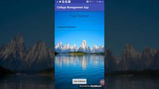 College Management System Android Project