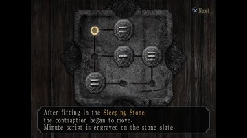 Fatal Frame 3 The Tormented Sleeping Stone Puzzle Round Window Foyer