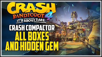 Crash Bandicoot 4 Crash Compactor All Boxes And Hidden Gem