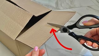 Just make 4 cuts on a cardboard box 🔥 (Best trick of the century)