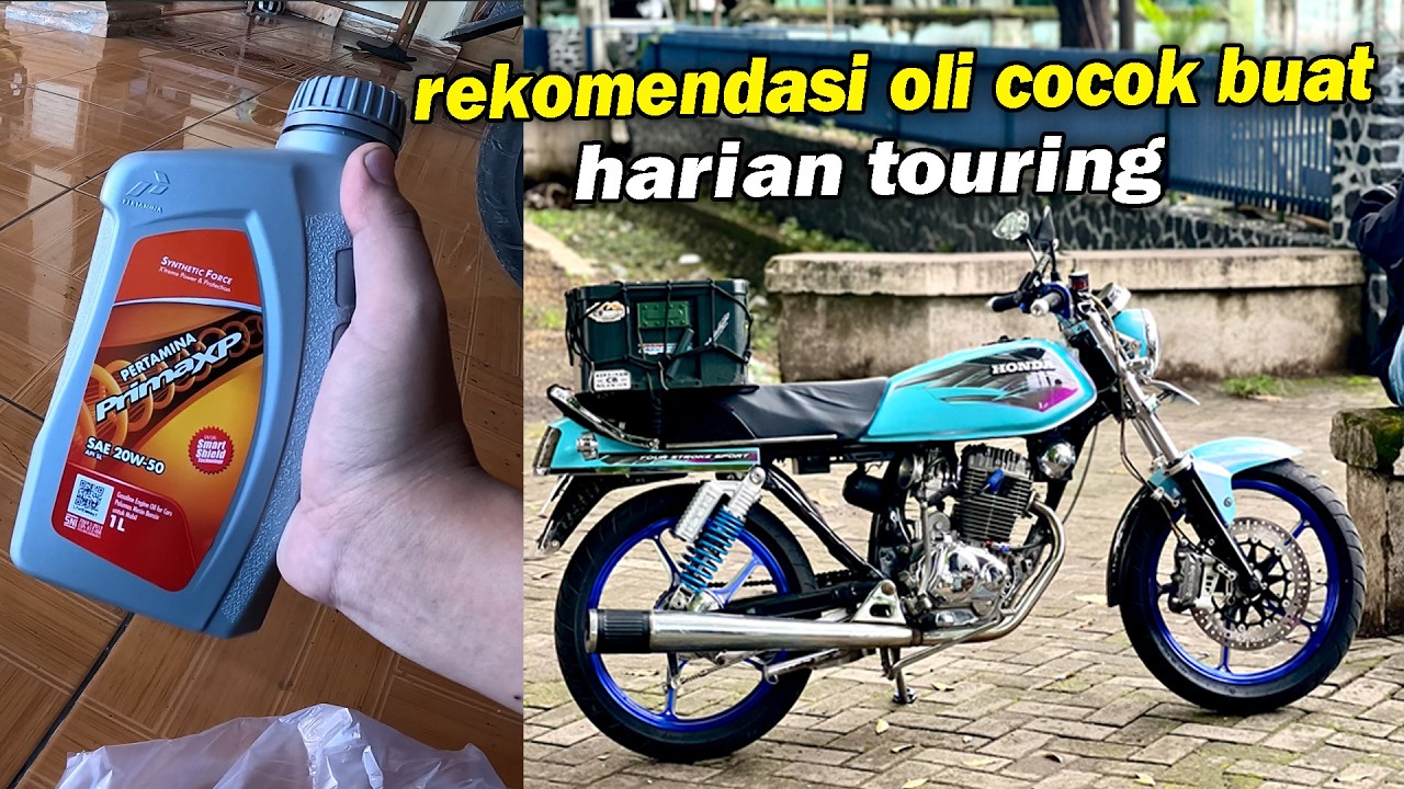 GANTI OLI motor GL rekomendasi OLI mesin cocok buat harian touring