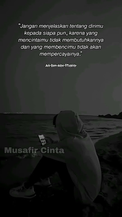 KATA BIJAK ALI BIN ABI THALIB #sad #motivation #quotes #trending #shorts