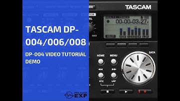 Tascam DP-004 Video Tutorial Demo Review Help Bouncing Tr...