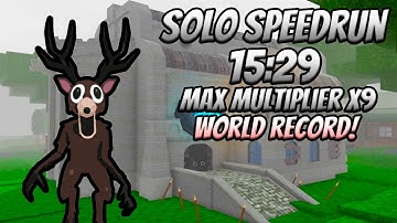 World Record! 99 Nights in the Forest Solo Speedrun Max Multiplier x9 Classes(15:29) – Full Gameplay