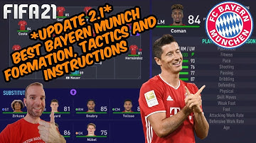 *UPDATE 2.1* FIFA 21 - BEST BAYERN MUNICH Formation, Tactics and Instructions